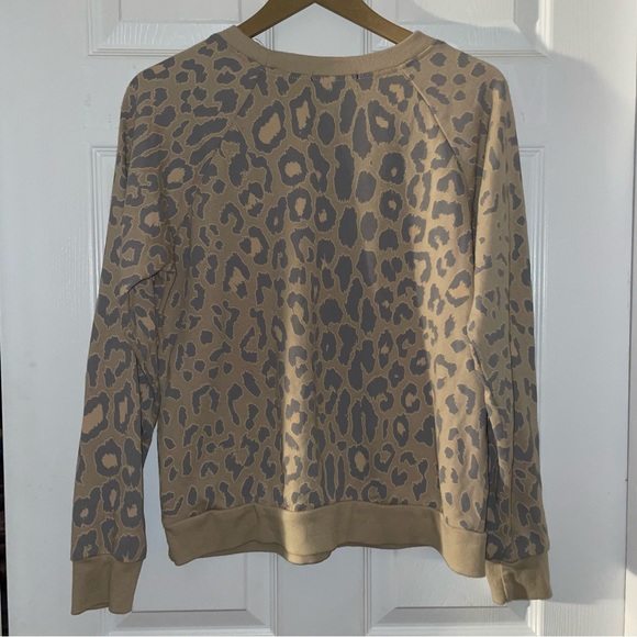 Forever 21 Marines Cheetah Print Eagle Sweatshirt - Picture 3 of 4